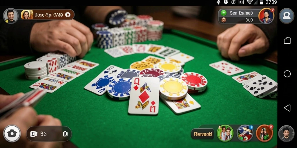 Tampilan gameplay Gaple yang seru dan menegangkan di 2739.