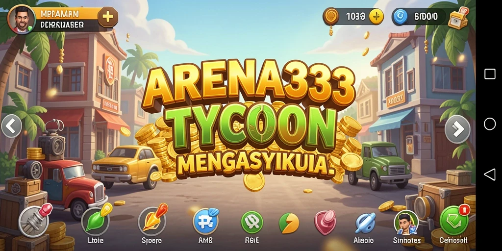 Tangkapan layar gameplay Tycoon dari ARENA333 yang menarik.