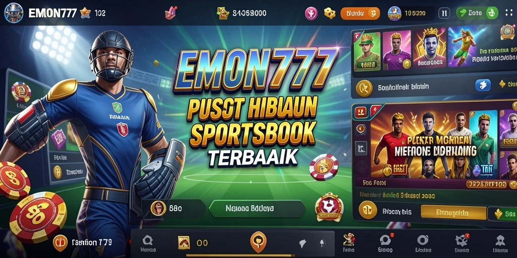 Screenshot gameplay EMON777 memperlihatkan berbagai opsi taruhan olahraga.