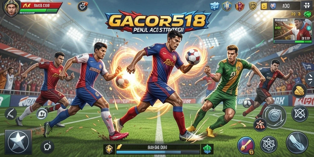 Tampilan menarik dari gameplay GACOR518 dengan aksi olahraga yang seru.