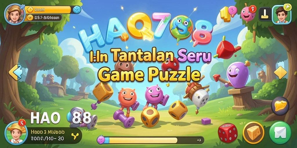 Tangkapan layar utama HAO788 menampilkan gameplay Puzzle yang memikat.