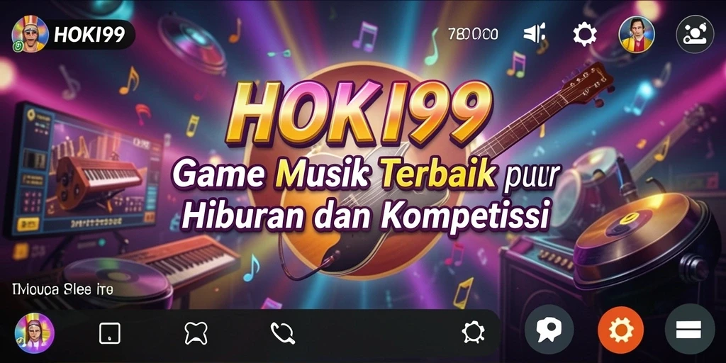 Screenshot gameplay HOKI99 menampilkan mode permainan musik yang menarik.
