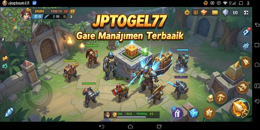 Screenshot gameplay JPTOGEL77 yang menampilkan strategi pertempuran yang menantang.