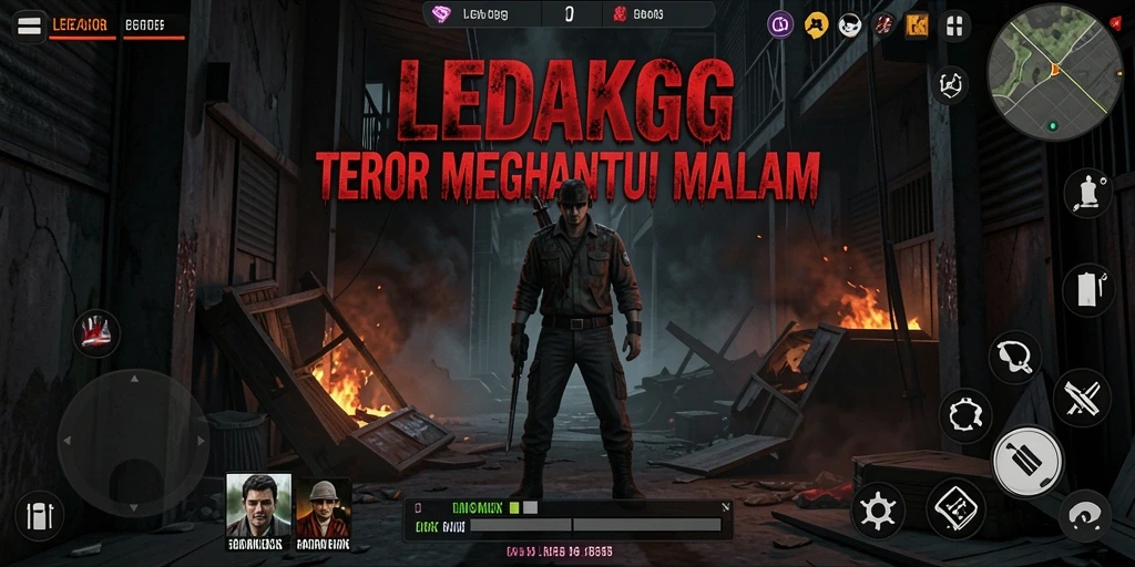 Gameplay LEDAKGG yang mendebarkan dan penuh ketegangan.
