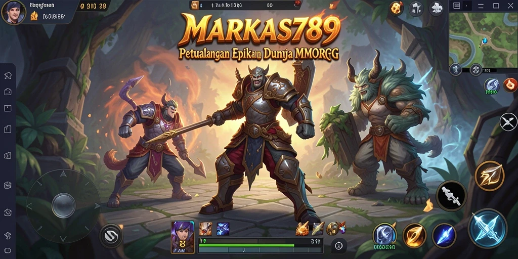 Tampilan epik dari gameplay MARKAS789 yang memikat.