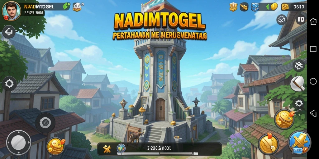 Gameplay seru Tower Defense di NADIMTOGEL menunjukkan aksi strategi.