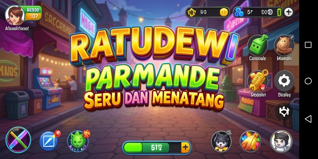 Tampilan gameplay RATUDEWI yang memukau dengan aksi seru.