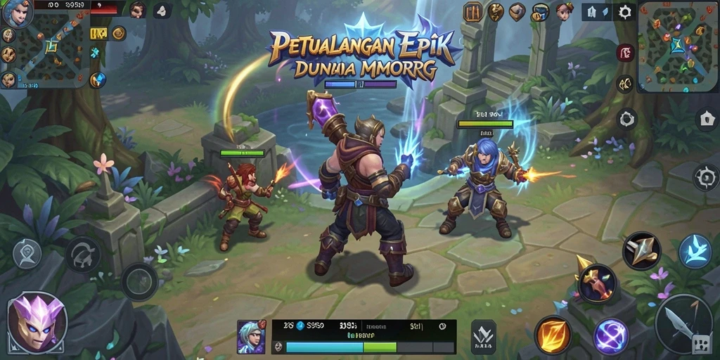 Tampilan gameplay <strong>S9S9</strong> yang memukau di dunia MMORPG.