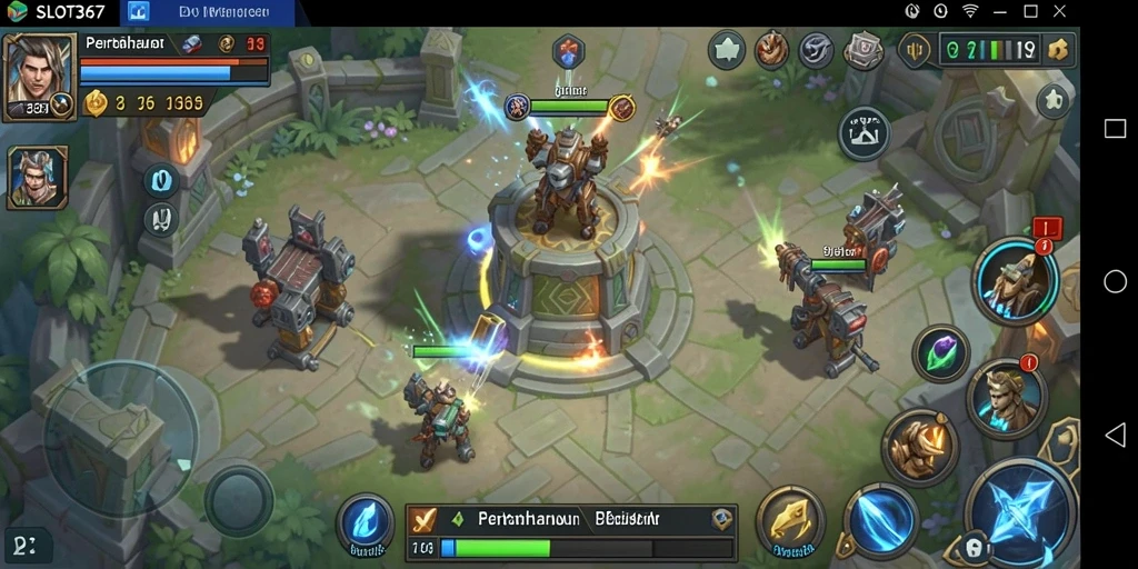 Tampilan gameplay SLOT367 yang seru dan menegangkan dalam Tower Defense.