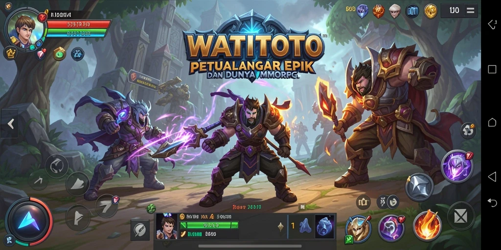 Tampilan seru dari gameplay WATITOTO yang penuh aksi.